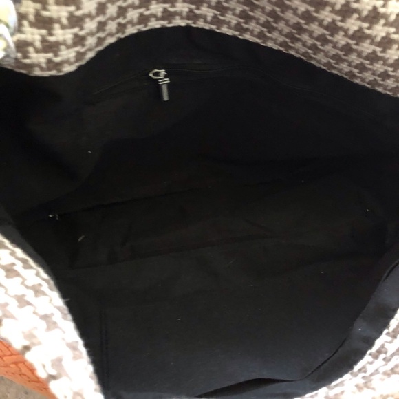 Tweed flap bag unstructured NWOT - Picture 9 of 11